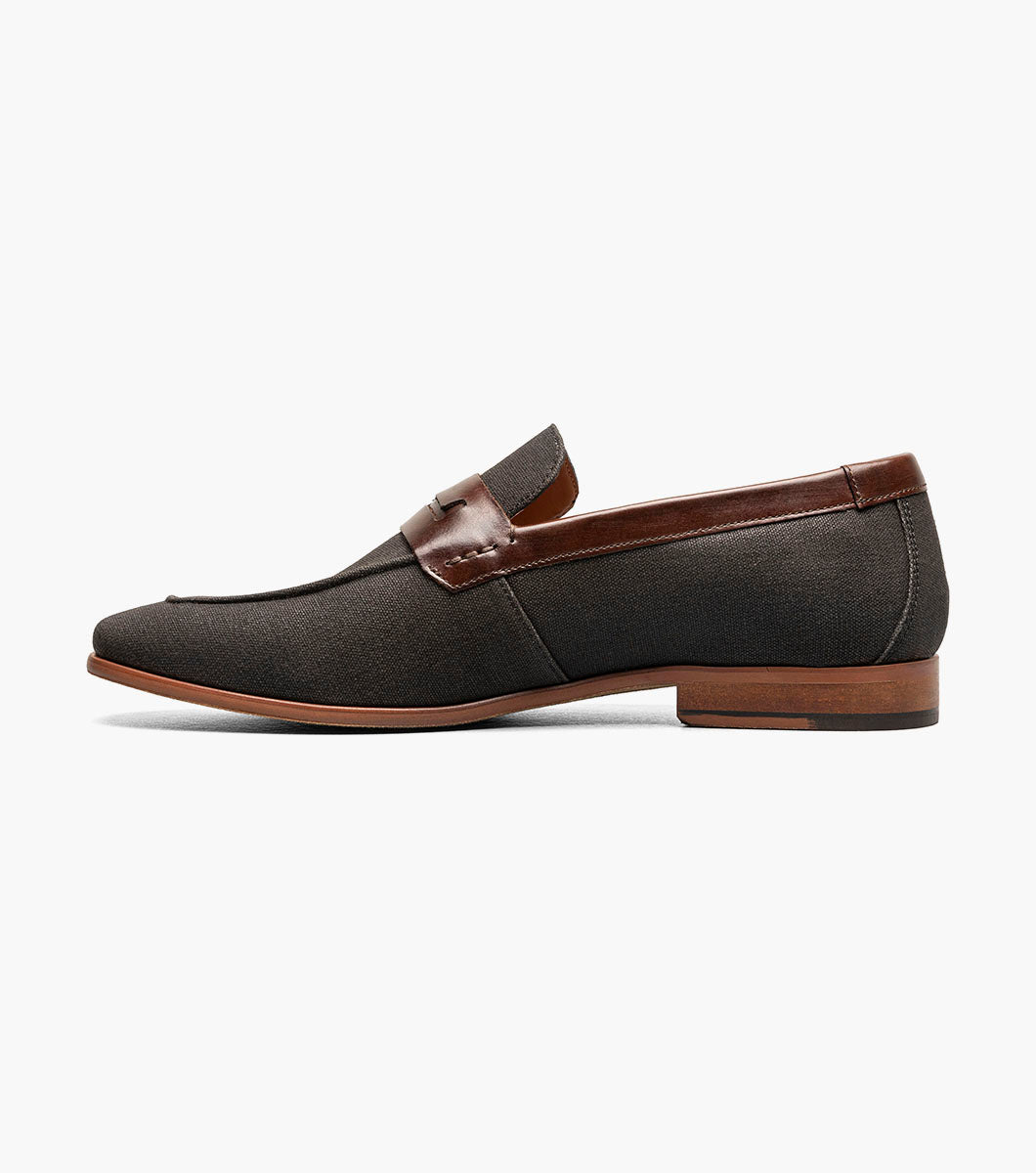Stacy Adams Gill Moc Toe Saddle Slip On Stacy Adams Last Pairs - Black Multi
