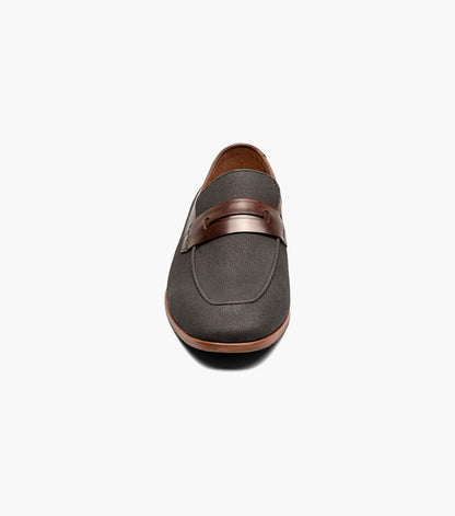 Stacy Adams Gill Moc Toe Saddle Slip On Stacy Adams Last Pairs - Black Multi