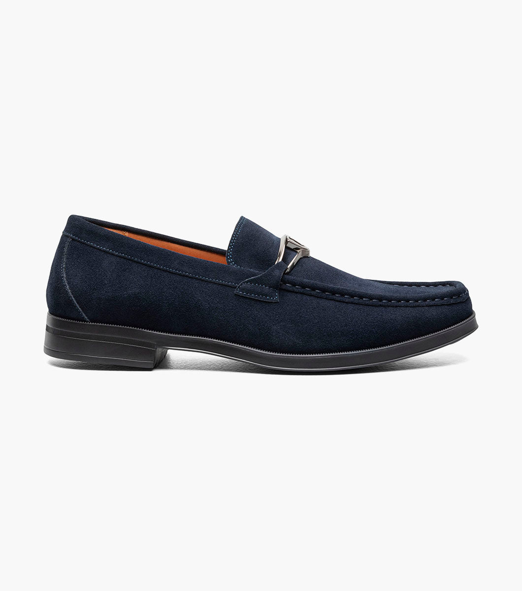 Stacy Adams Palladian Moc Toe Slip On Stacy Adams Last Pairs - Navy Suede