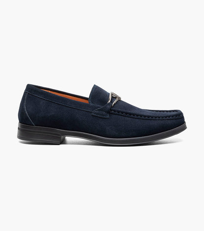 Stacy Adams Palladian Moc Toe Slip On Stacy Adams Last Pairs - Navy Suede