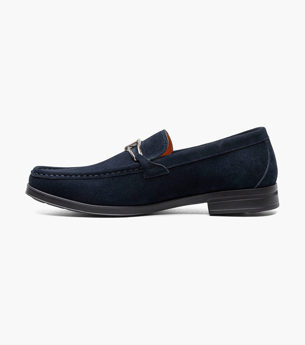 Stacy Adams Palladian Moc Toe Slip On Stacy Adams Last Pairs - Navy Suede