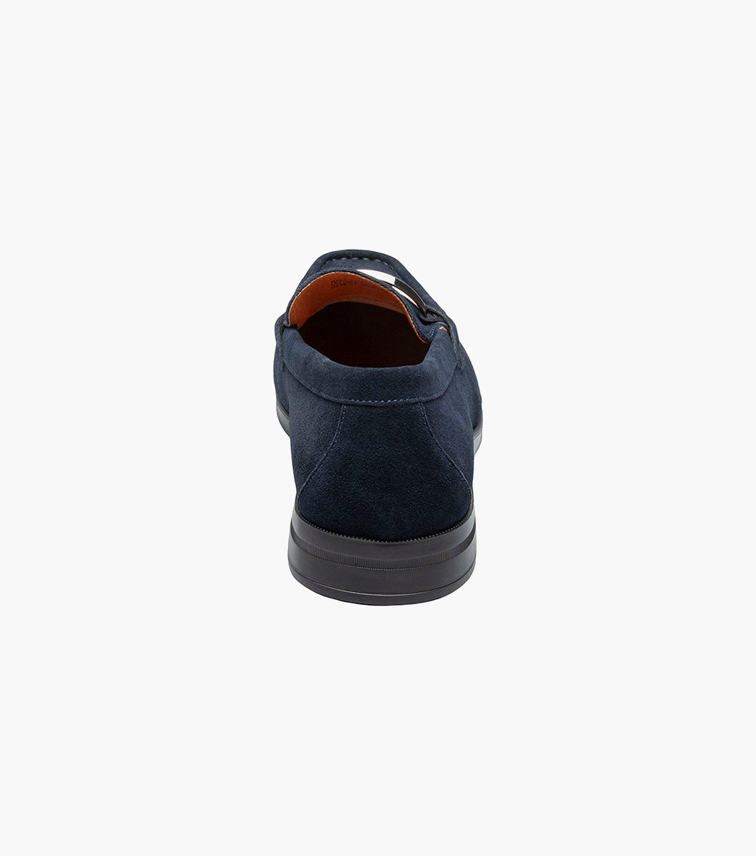 Stacy Adams Palladian Moc Toe Slip On Stacy Adams Last Pairs - Navy Suede