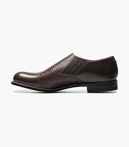 Stacy Adams Madison Cap Toe Slip On Men’s Dress Shoes - Brown