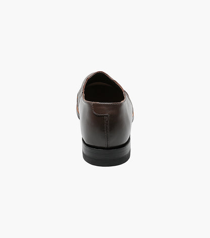 Stacy Adams Madison Cap Toe Slip On Men’s Dress Shoes - Brown