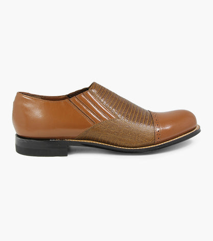 Stacy Adams Madison Cap Toe Slip On Men’s Dress Shoes - Tan