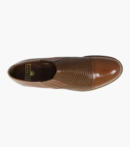Stacy Adams Madison Cap Toe Slip On Men’s Dress Shoes - Tan