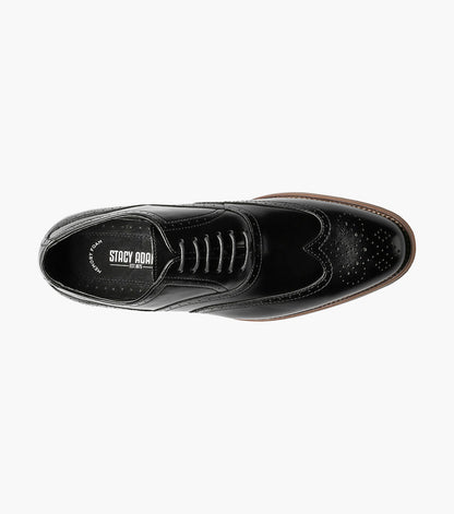 Stacy Adams Dunbar Wingtip Oxford Clearance Men’s Shoes - Black
