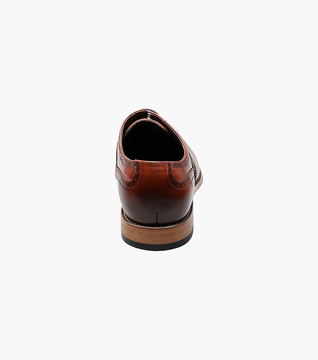 Stacy Adams Dunbar Wingtip Oxford Clearance Men’s Shoes - Cognac