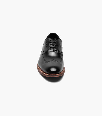 Stacy Adams Macarthur Wingtip Oxford Stacy Adams Last Pairs - Black Smooth