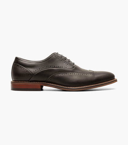 Stacy Adams Macarthur Wingtip Oxford Men’s Dress Shoes - Black