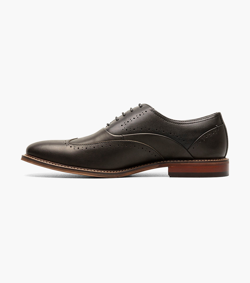 Stacy Adams Macarthur Wingtip Oxford Men’s Dress Shoes - Black