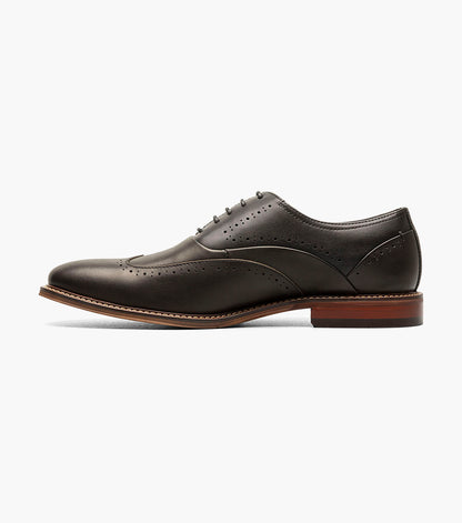 Stacy Adams Macarthur Wingtip Oxford Men’s Dress Shoes - Black
