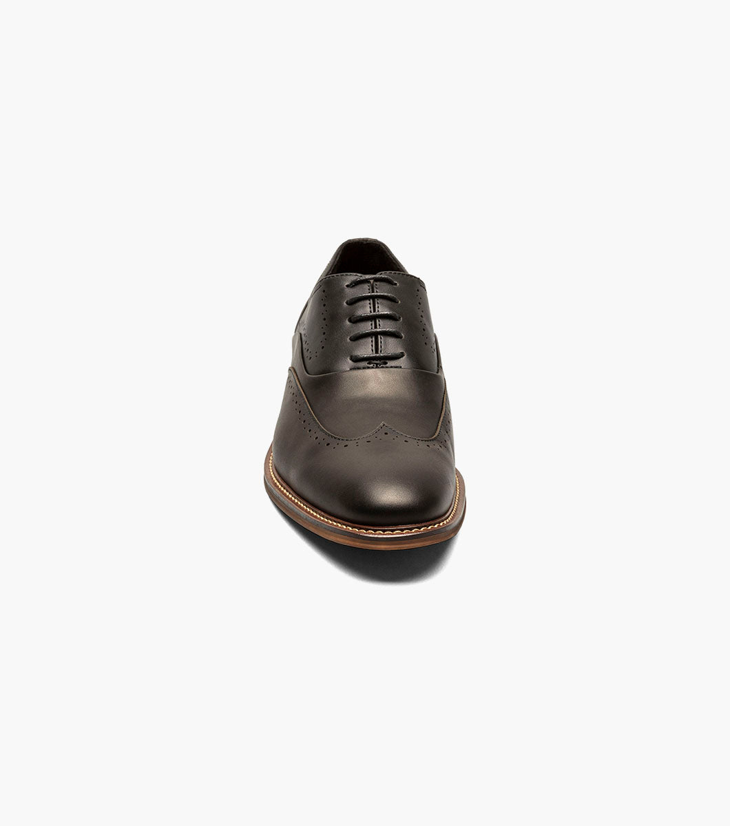 Stacy Adams Macarthur Wingtip Oxford Men’s Dress Shoes - Black