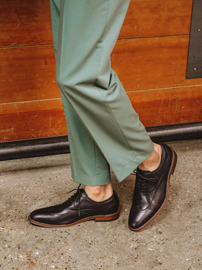 Stacy Adams Macarthur Wingtip Oxford Men’s Dress Shoes - Cognac