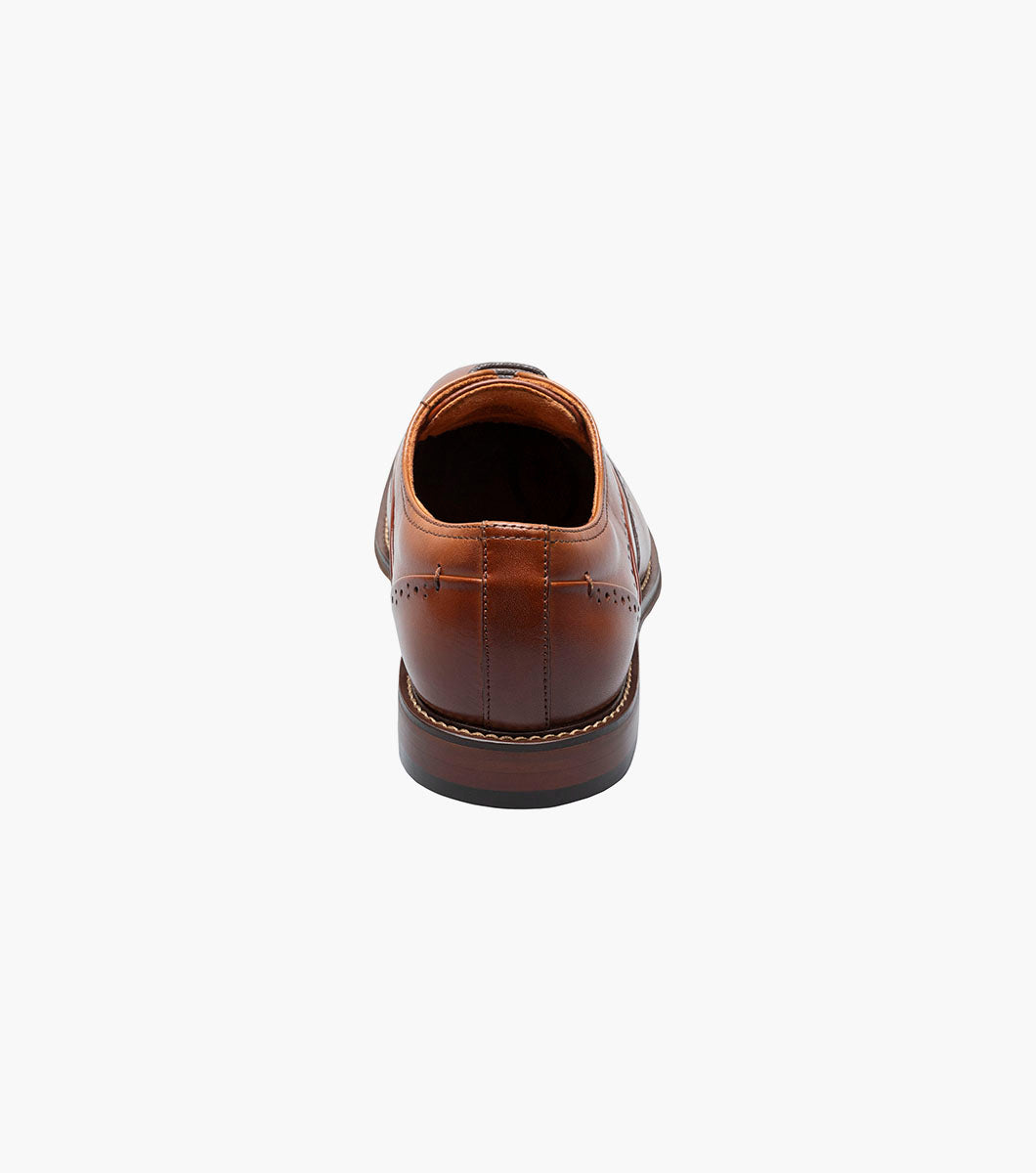 Stacy Adams Macarthur Wingtip Oxford Men’s Dress Shoes - Cognac