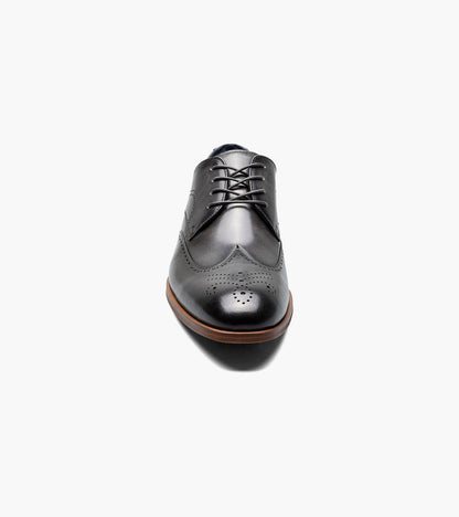 Stacy Adams Brayden Wingtip Oxford Men’s Dress Shoes - Gray