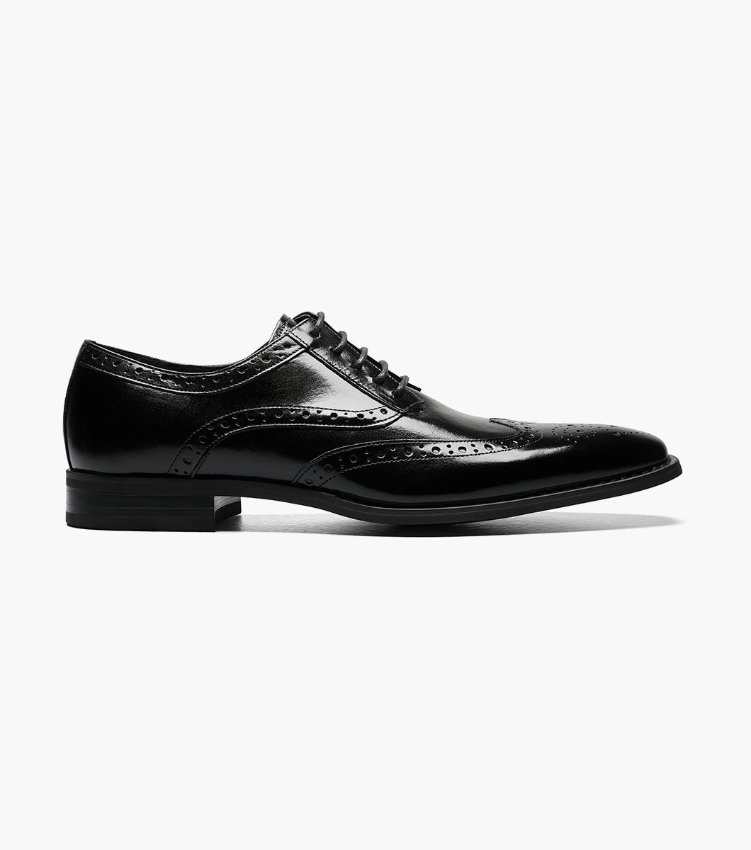 Stacy Adams Tinsley Wingtip Oxford Men’s Dress Shoes - Black