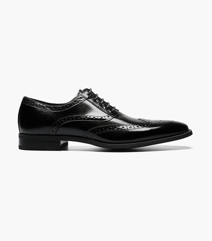 Stacy Adams Tinsley Wingtip Oxford Men’s Dress Shoes - Black