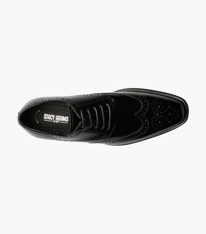 Stacy Adams Tinsley Wingtip Oxford Men’s Dress Shoes - Black