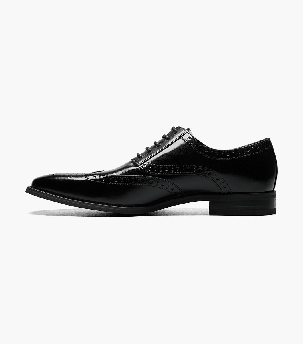 Stacy Adams Tinsley Wingtip Oxford Men’s Dress Shoes - Black