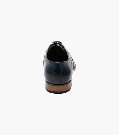 Stacy Adams Tinsley Wingtip Oxford Men’s Dress Shoes - Cobalt Multi