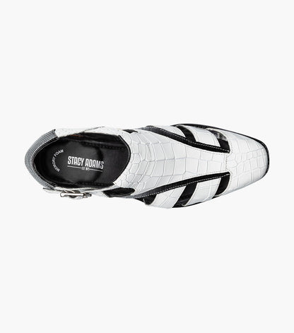 Stacy Adams Calandro City Sandal Sandals - Black w/White