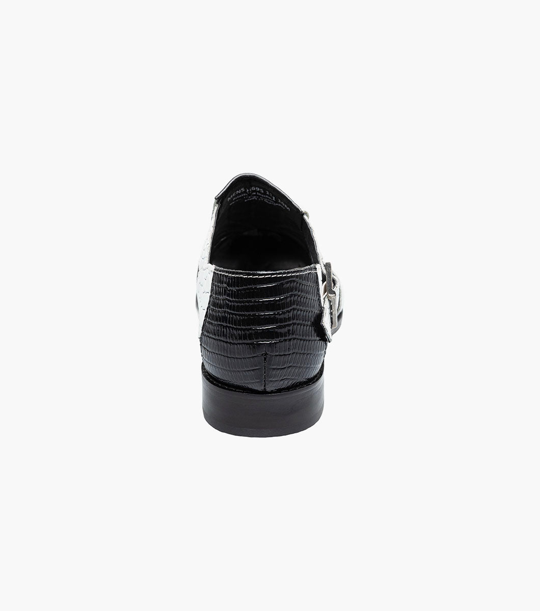 Stacy Adams Calandro City Sandal Sandals - Black w/White