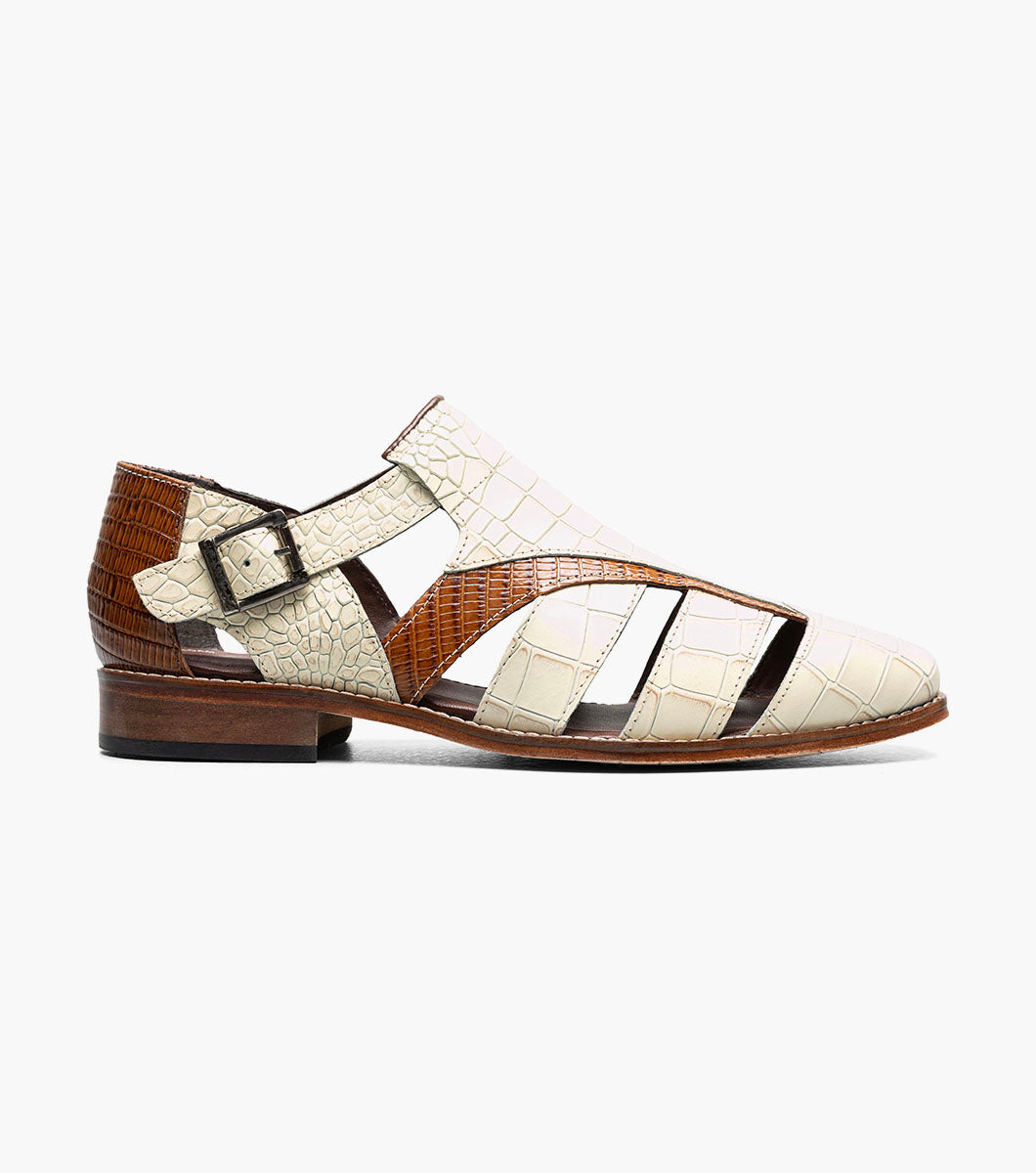Stacy Adams Calandro City Sandal Sandals - Ivory Multi