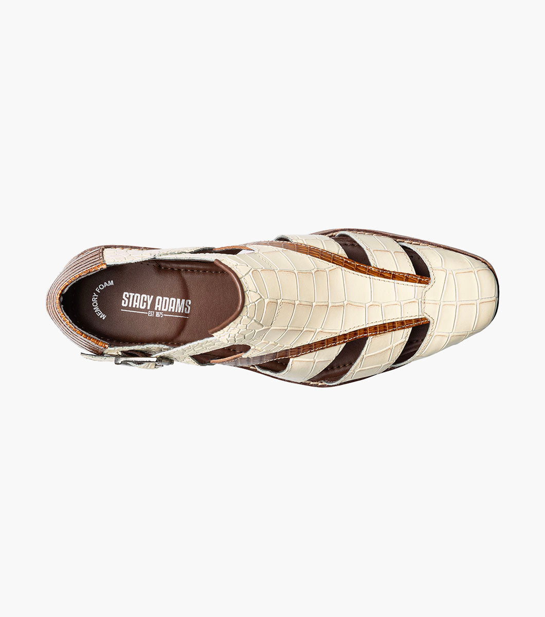 Stacy Adams Calandro City Sandal Sandals - Ivory Multi