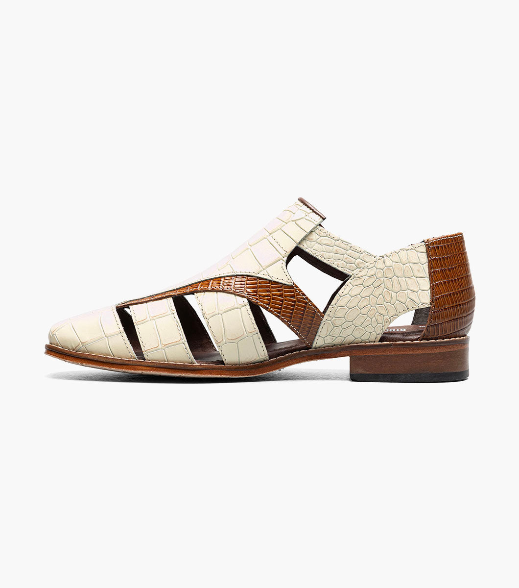 Stacy Adams Calandro City Sandal Sandals - Ivory Multi