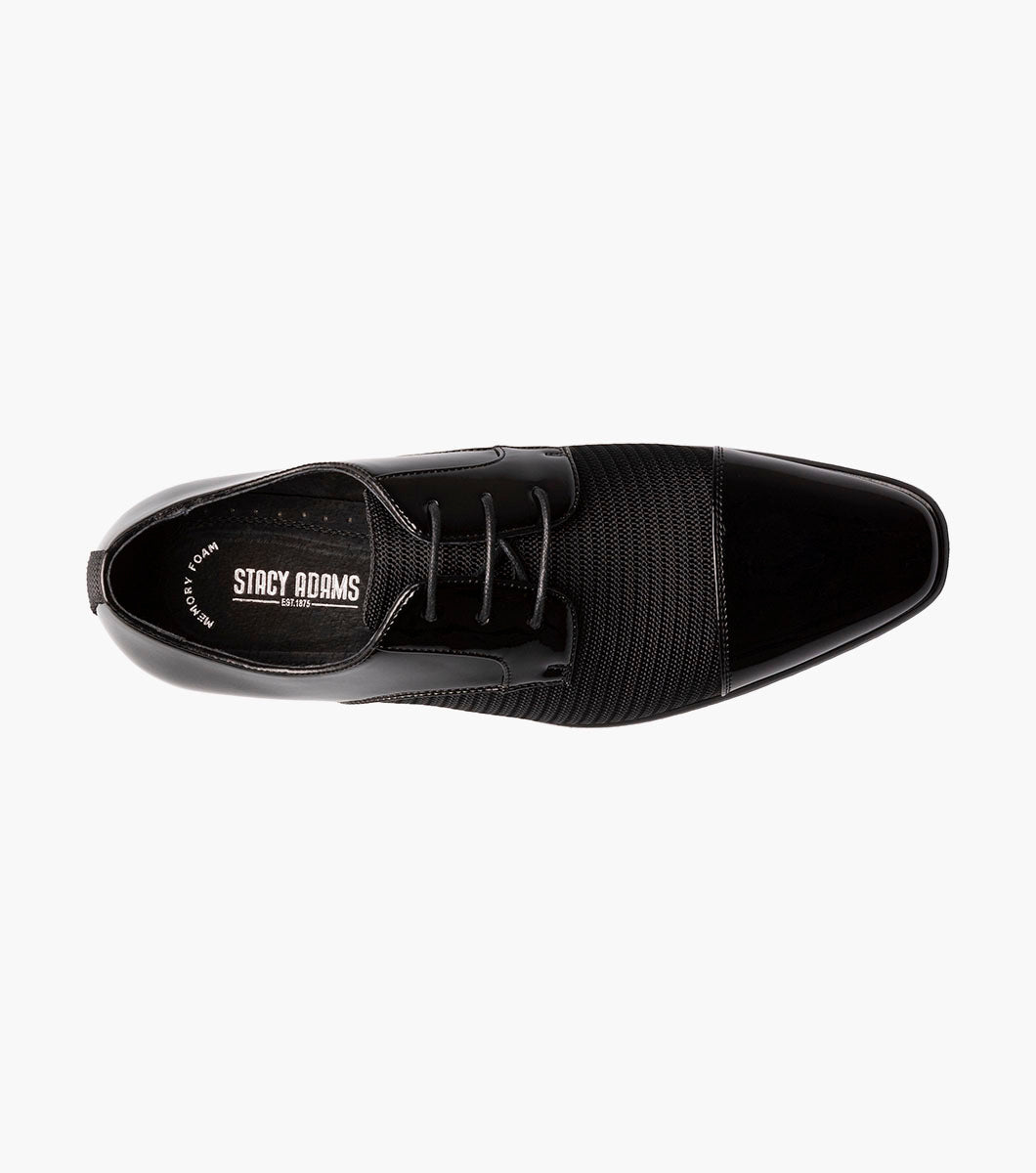 Stacy Adams Pharaoh Cap Toe Oxford Men’s Dress Shoes - Black