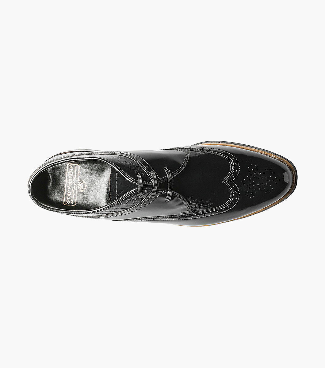 Stacy Adams Dayton Wingtip Oxford Men’s Dress Shoes - Black