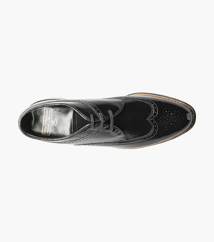 Stacy Adams Dayton Wingtip Oxford Men’s Dress Shoes - Black