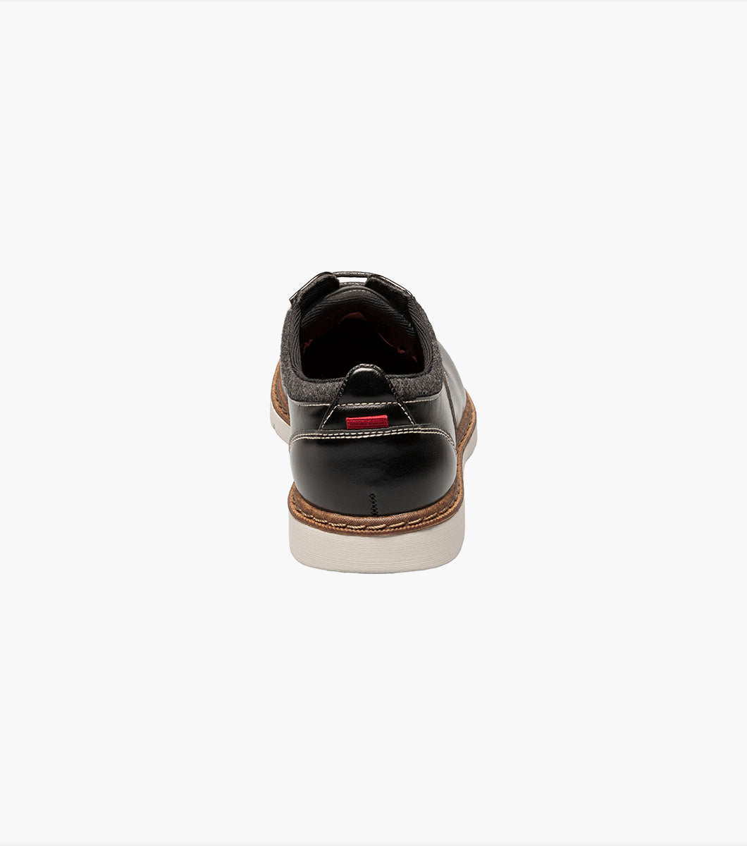Stacy Adams Kids Synergy Wingtip Lace Up Kids Shoes - Black