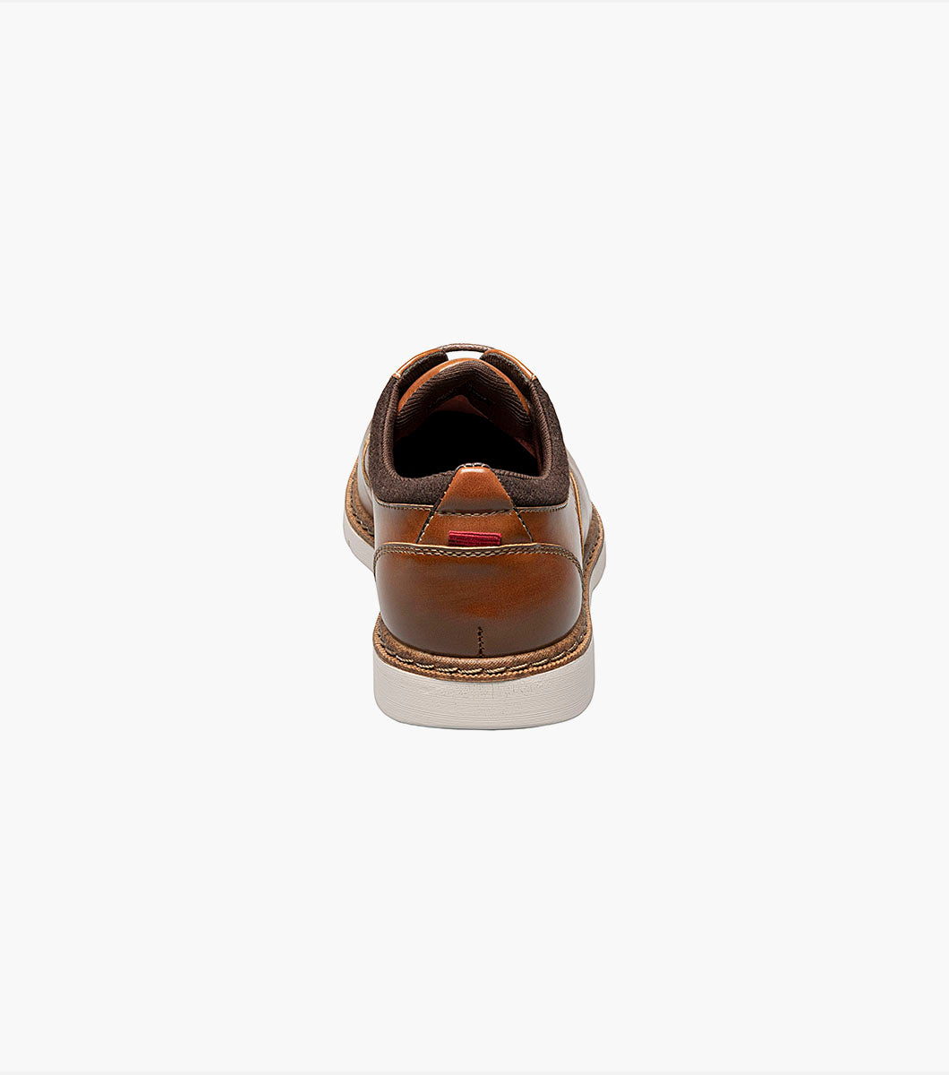 Stacy Adams Kids Synergy Wingtip Lace Up Kids Shoes - Cognac