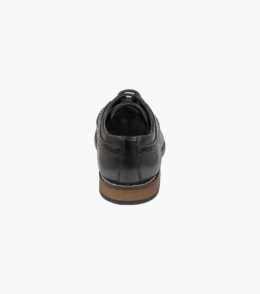 Stacy Adams Infants Dickinson Cap Toe Oxford Kids Shoes - Black
