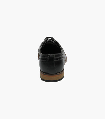 Stacy Adams Kids Dickinson Cap Toe Oxford Kids Shoes - Black