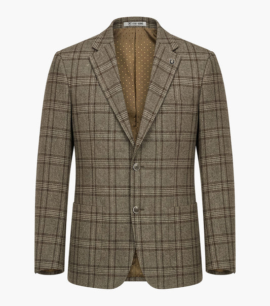 Stacy Adams Astaire Suit Jacket Men’s Suits - Brown
