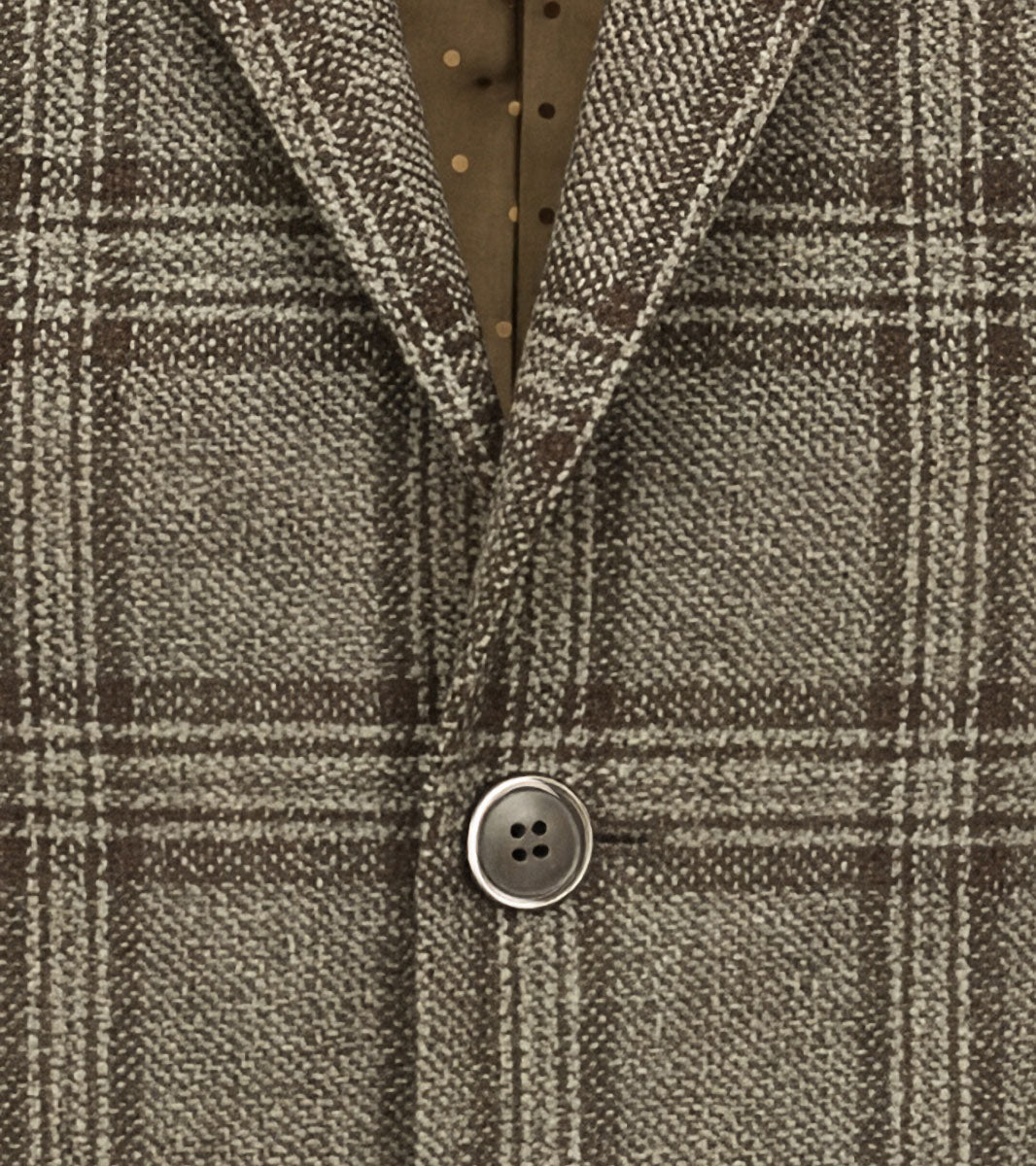 Stacy Adams Astaire Suit Jacket Men’s Suits - Brown