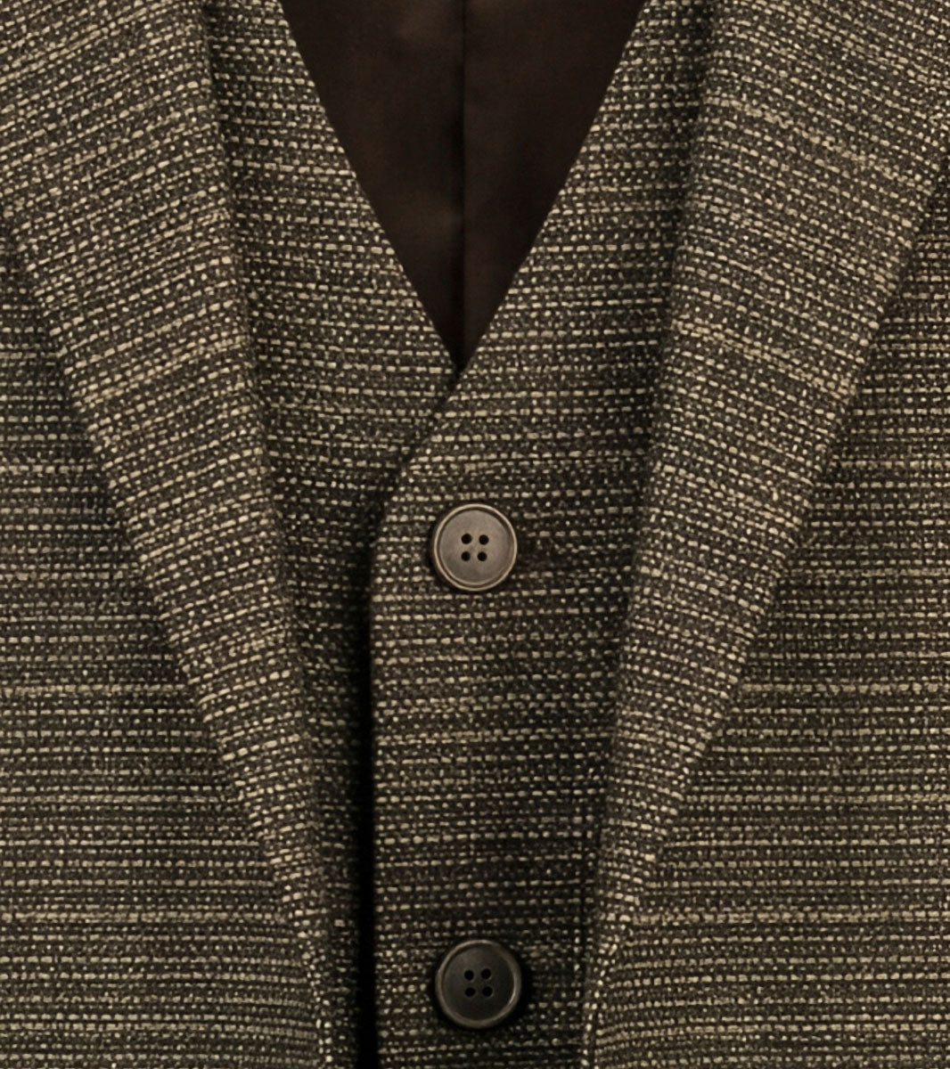 Stacy Adams Cagney 3 Piece Vested Suit Men’s Suits - Brown