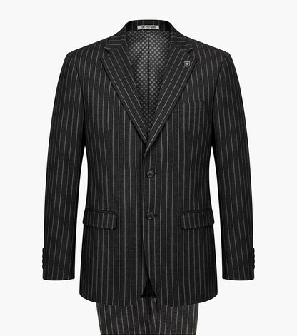 Stacy Adams Cooper 2 Piece Suit Men’s Suits - Black