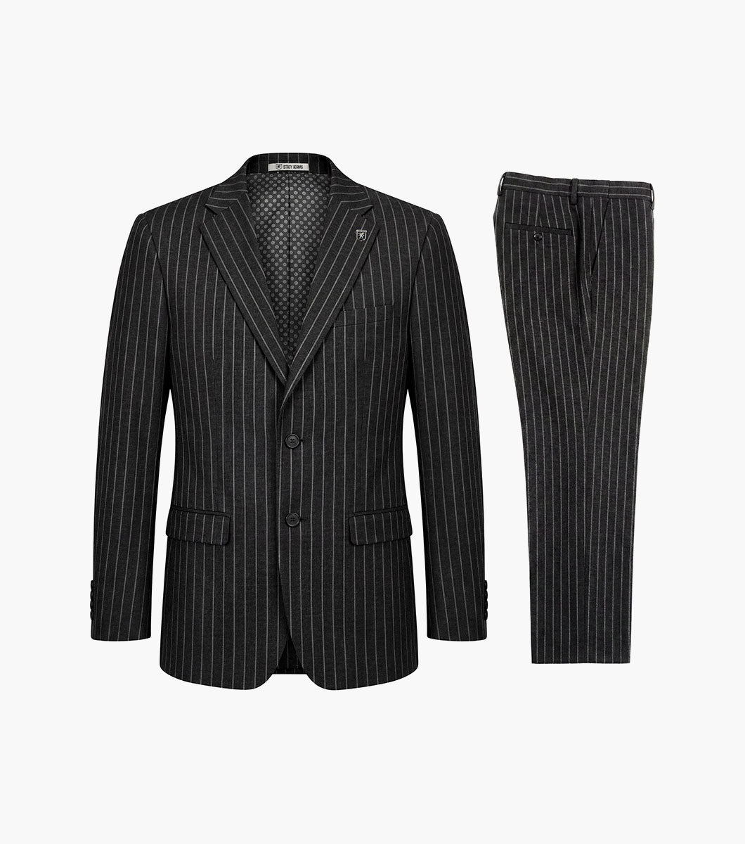 Stacy Adams Cooper 2 Piece Suit Men’s Suits - Black