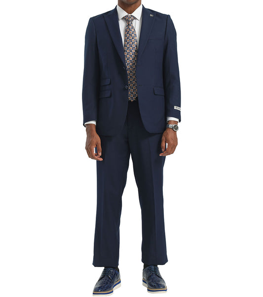Stacy Adams Atkinson 2 Piece Suit Men’s Suits - Navy