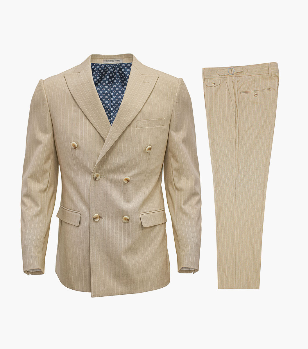 Stacy Adams Indurain 2 Piece Suit Men’s Suits - Tan