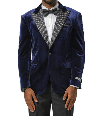 Stacy Adams Caan Suit Jacket Men’s Suits - Navy