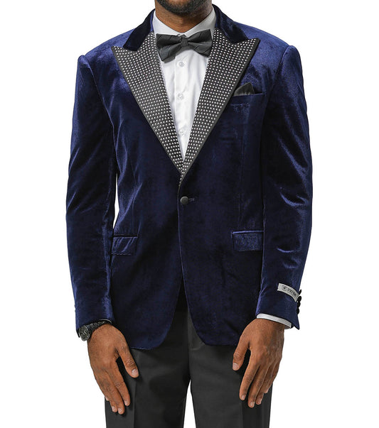 Stacy Adams Caan Suit Jacket Men’s Suits - Navy