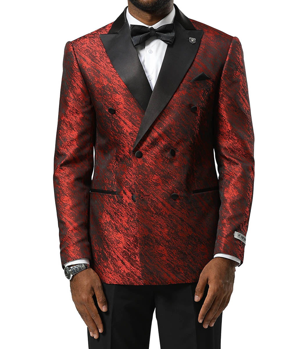 Stacy Adams Waverly Suit Jacket Men’s Suits - Red