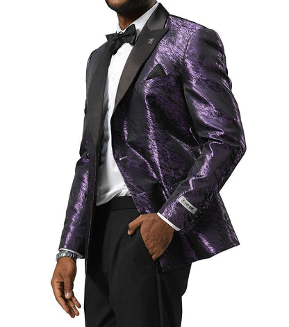 Stacy Adams Waverly Suit Jacket Men’s Suits - Purple