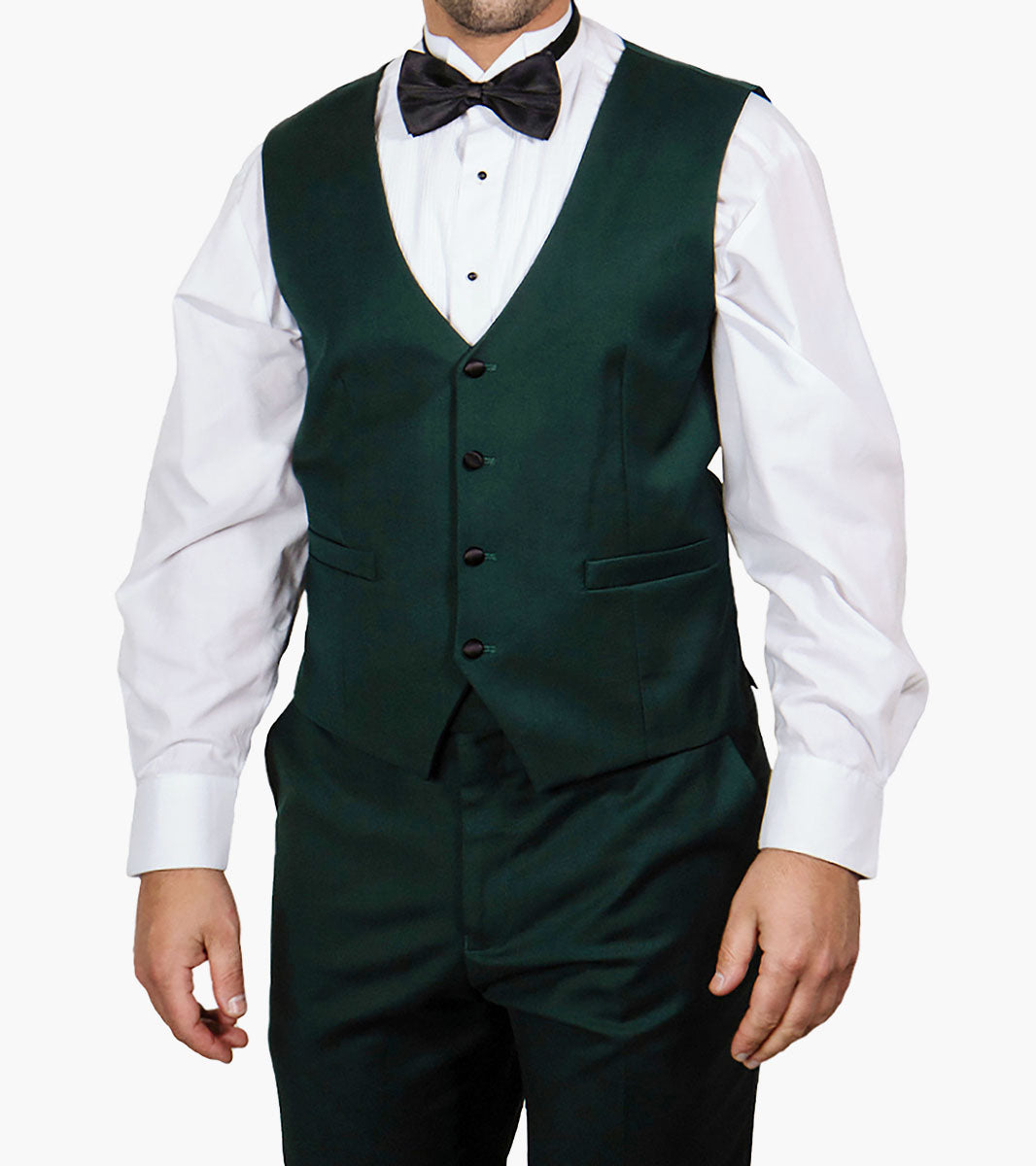 Stacy Adams Calloway 3 Piece Vested Tux Men’s Suits - Green