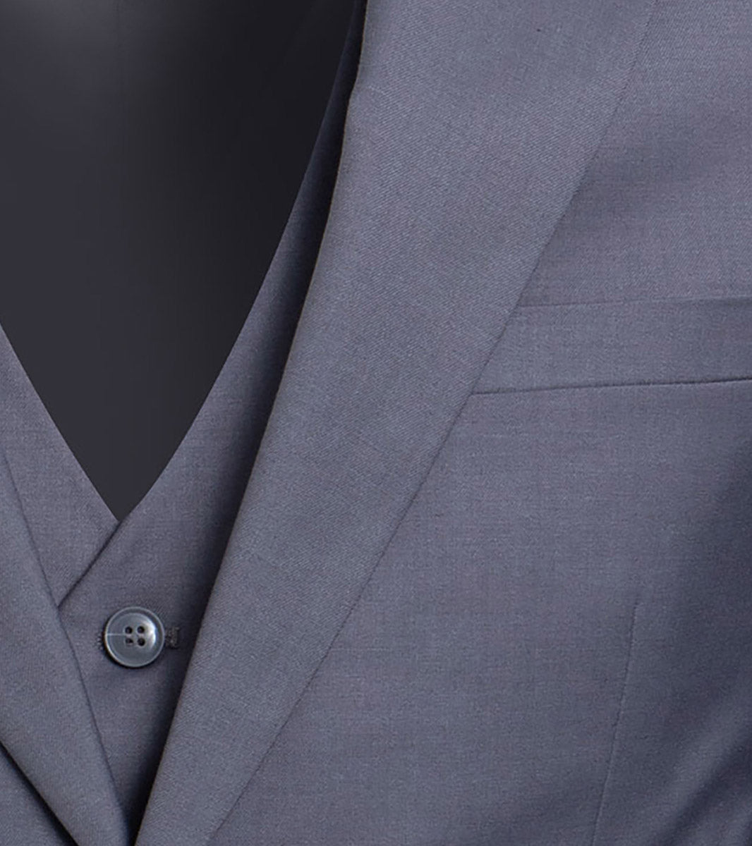 Stacy Adams Hoffman 3 Piece Vested Suit Men’s Suits - Gray